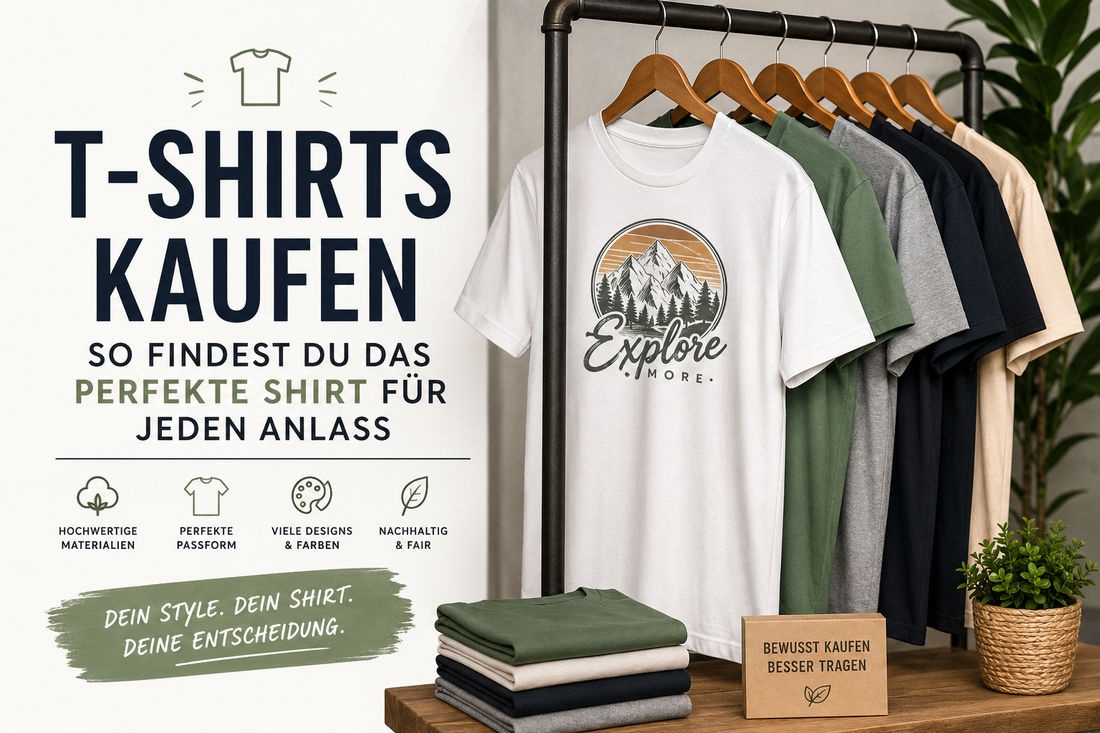 T-Shirts kaufen: So findest du das perfekte Shirt für jeden Anlass