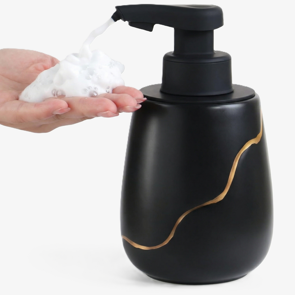 BosilunLife Nordic Garden ng Soap Dispenser 17 Oz Recycled Eco-Clay