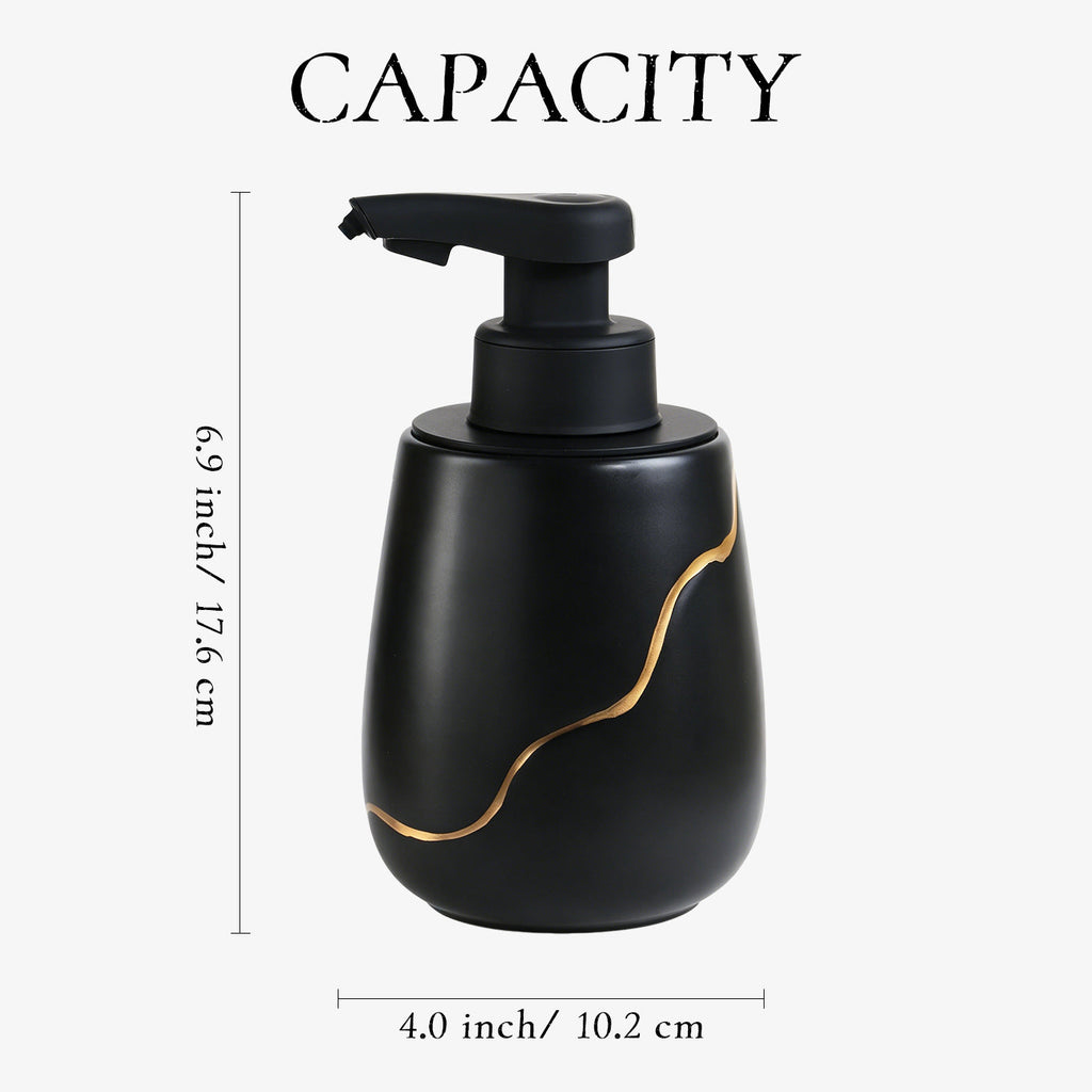 BosilunLife Nordic Garden ng Soap Dispenser 17 Oz Recycled Eco-Clay